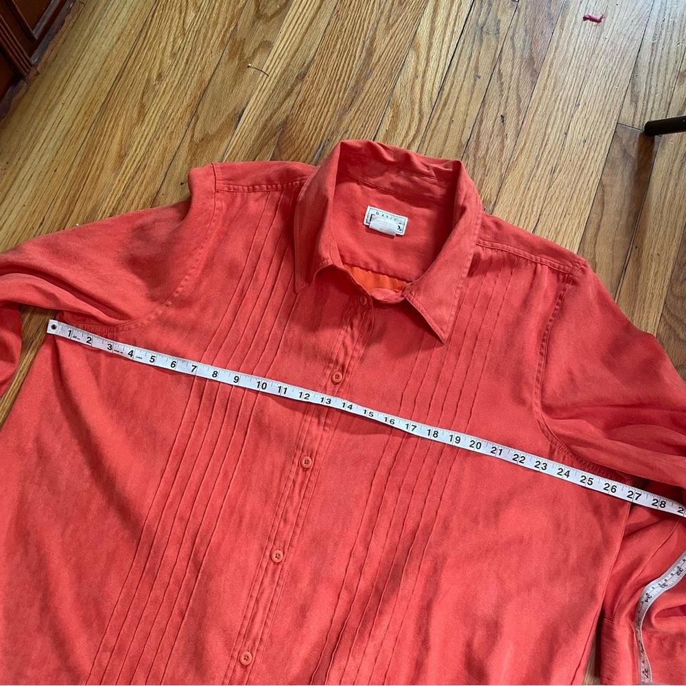 Vintage Basic Editions Suede Button Down Shirt - image 6